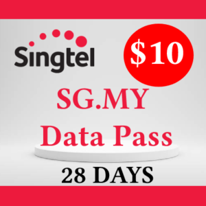 Pas Data Singtel SG-M'sia Ez $10 - 1GB 28 Hari
