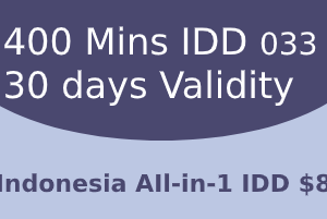 M1 Ez Indonesia All-in-1 IDD $8 (400m 30Day)